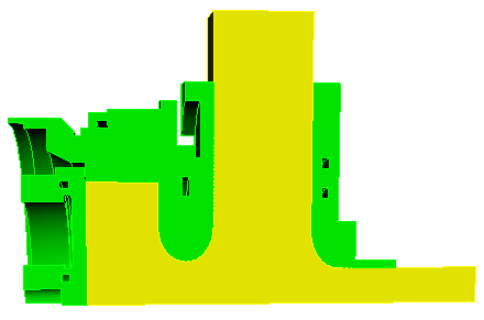 RF gun coupler cell CAD