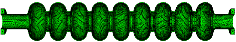 Half cavity mesh