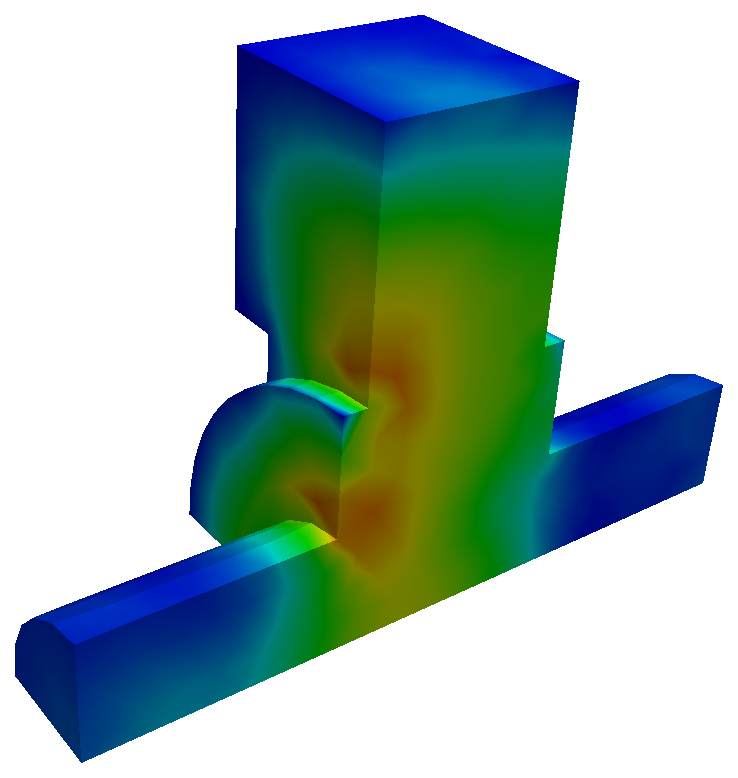 Field after beam transit