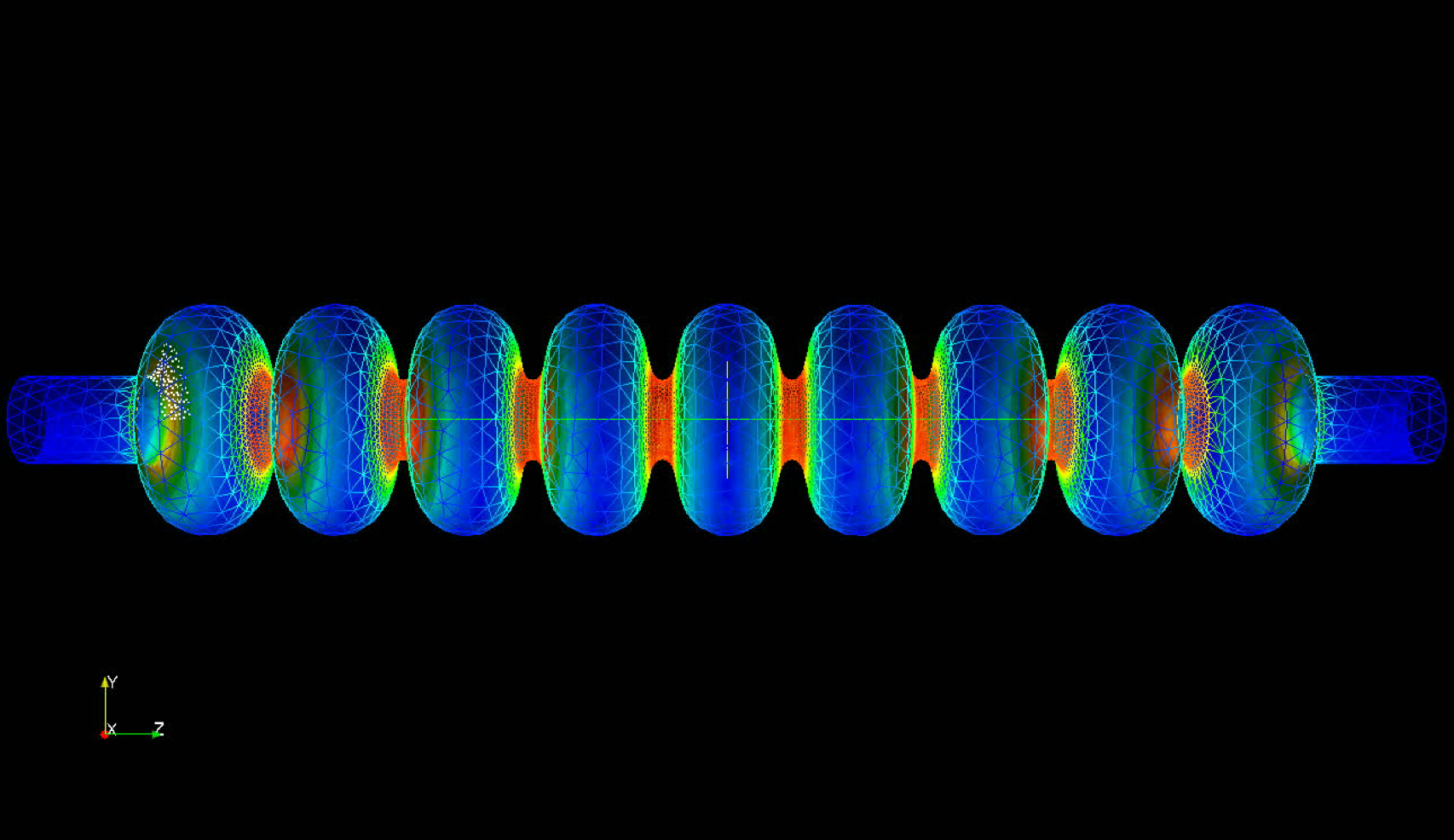 Dark current trajectories with secondary emission