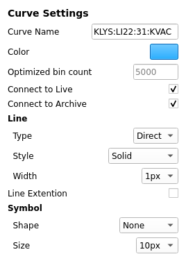 Image of Trace Settings